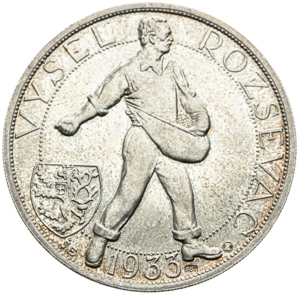 Stříbrná medaile 1933 - avers