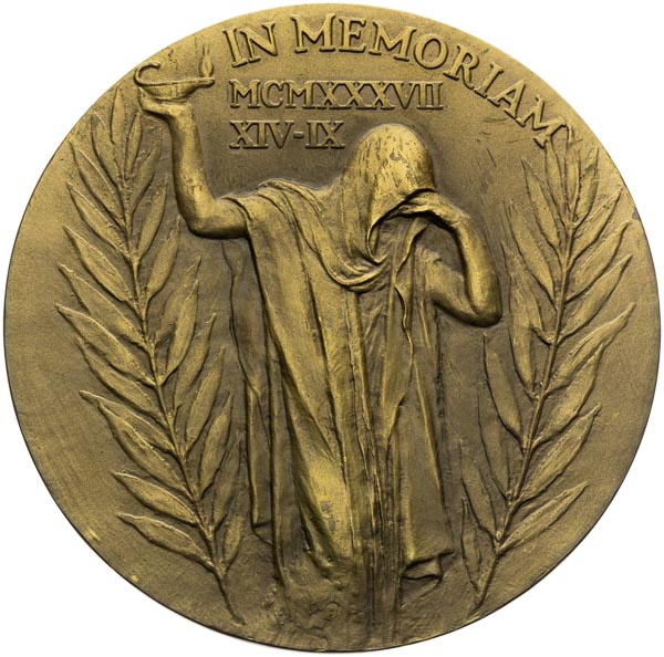 Medal 1937 - back