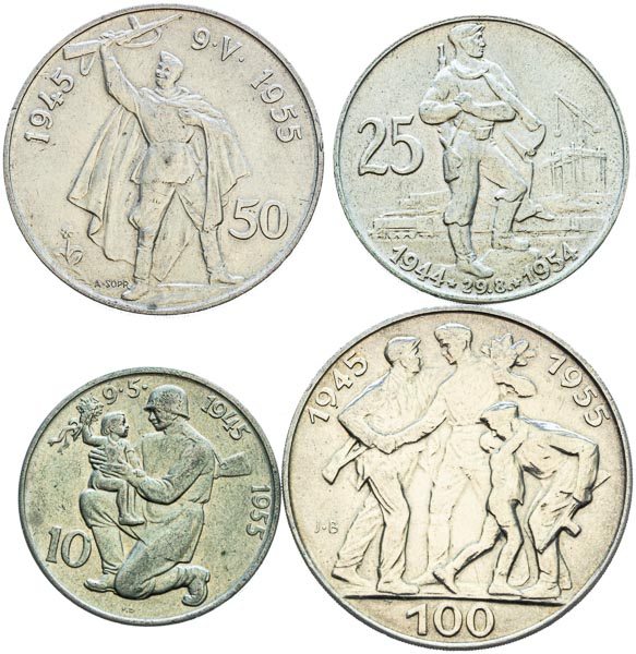 Lot of coins (4 pcs) - front