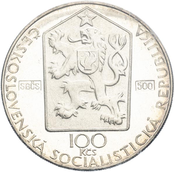 100 Koruna 1990 - front