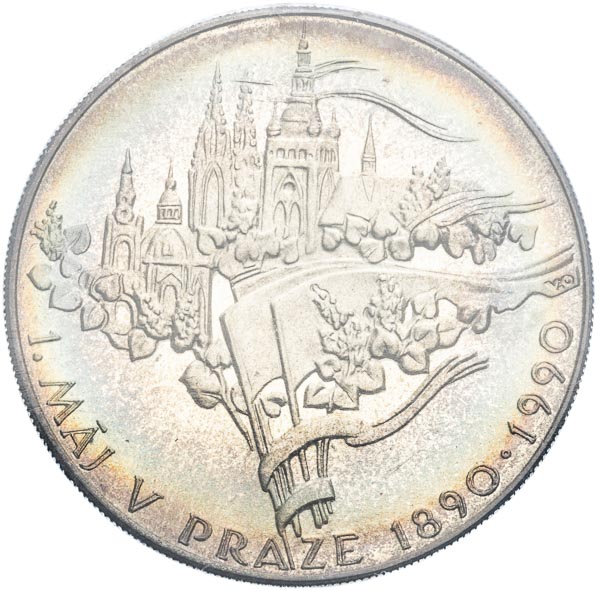 100 Koruna 1990 - back