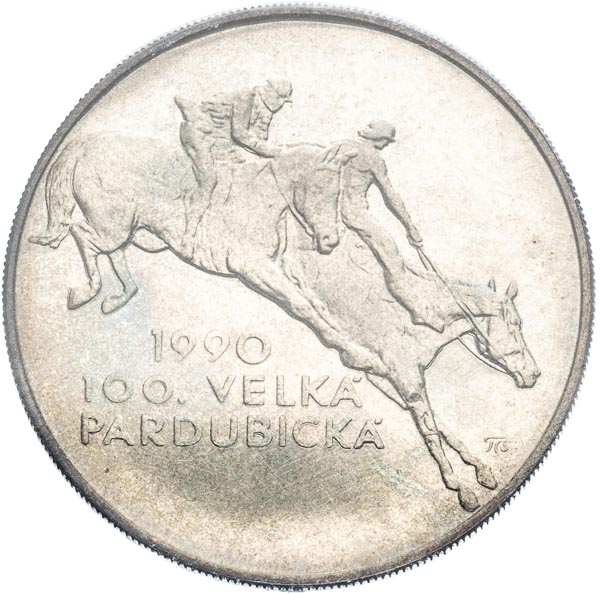 100 Koruna 1990 - back