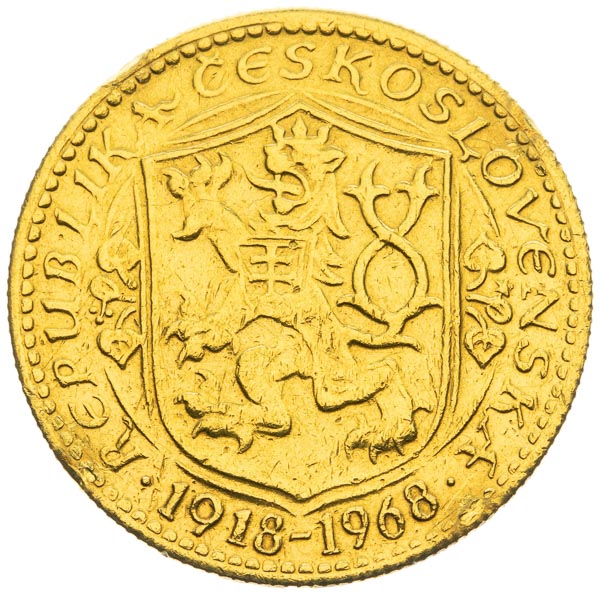 Gold Medal 1968 (Ducat) - back