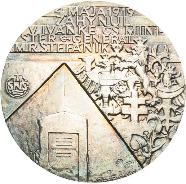Silver medal 1989 - back