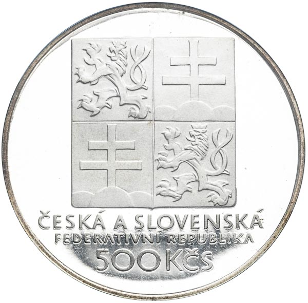 500 Koruna 1993 - front