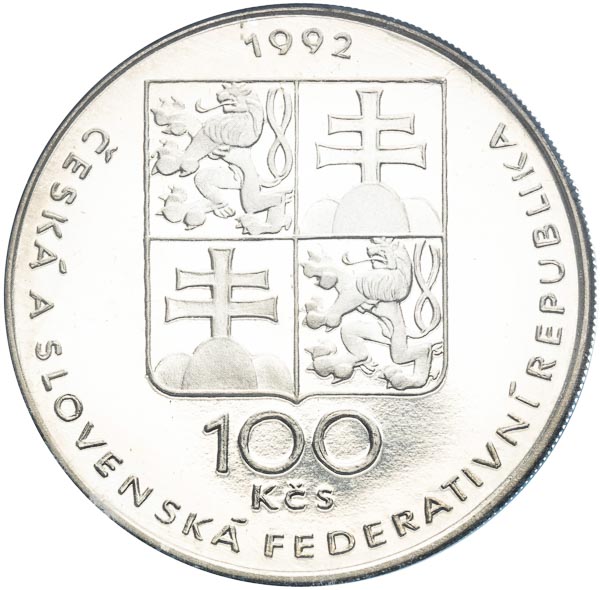 100 Koruna 1992 - front