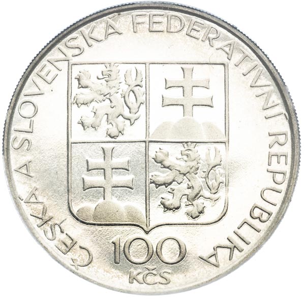 100 Koruna 1993 - front