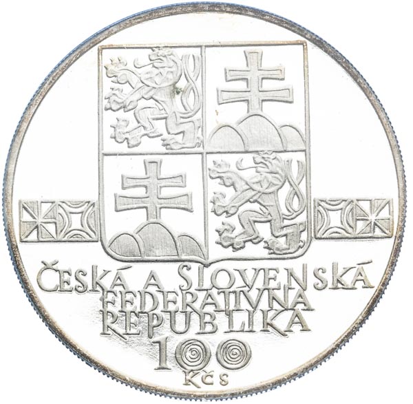 100 Koruna 1993 - front