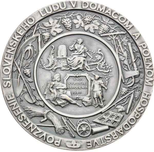 Medal 1990 - back