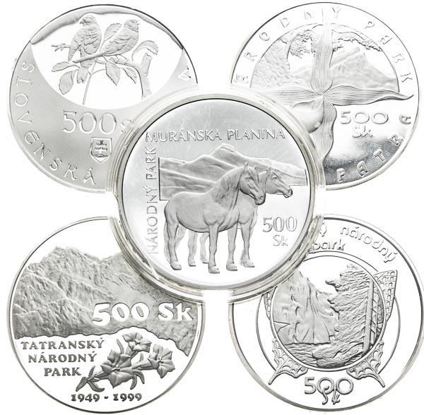 Lot of coins (5 pcs) - front