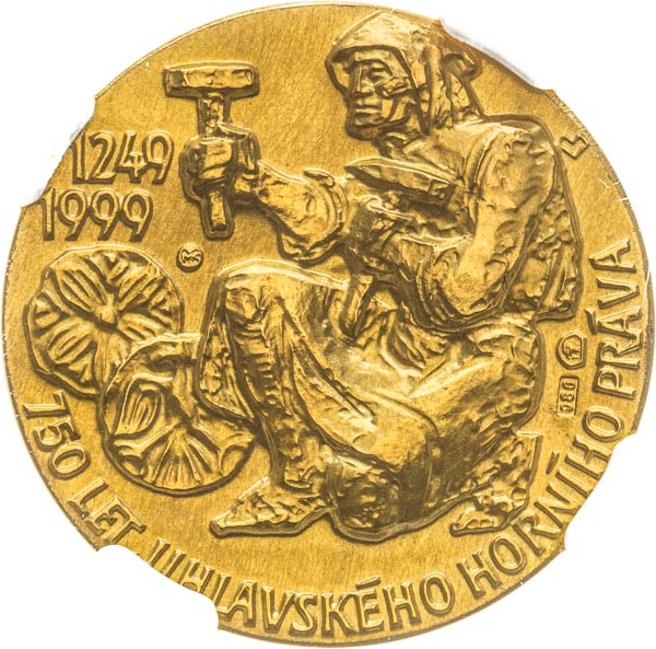 Gold medal 1999 - front
