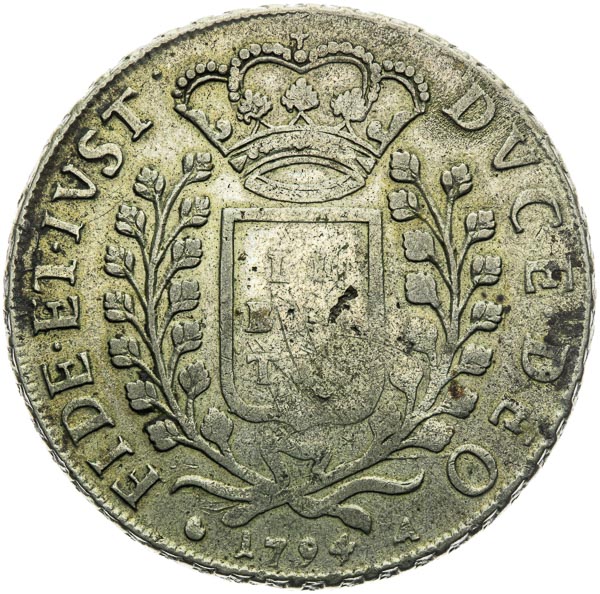 2 Ducati / Thaler 1794 GA - back