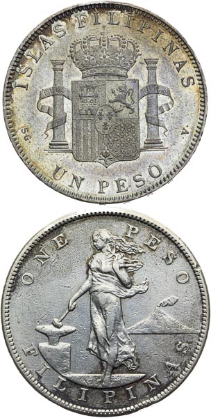 Peso 1897, 1903 (2 pcs) - back