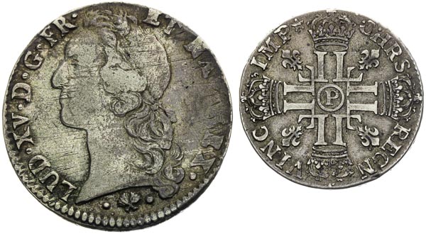 Silver coins (2 pcs) - front