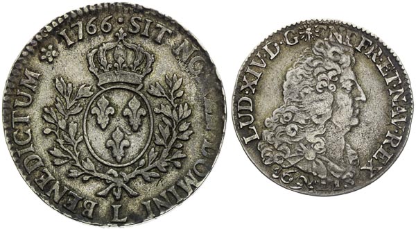 Silver coins (2 pcs) - back