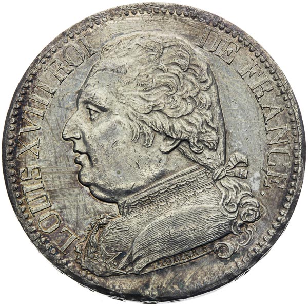 5 Francs 1815 - front