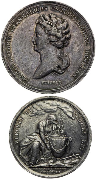 Silver medal 1793 (2 pcs) - front