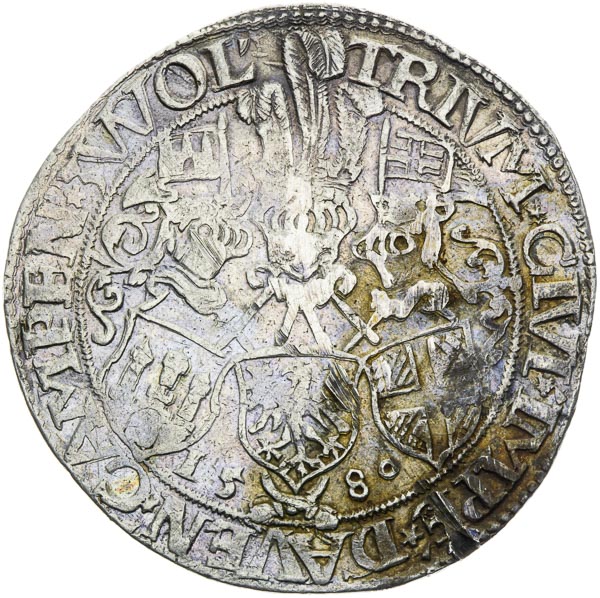 Thaler 1580 - back