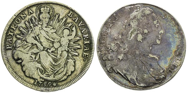 Thaler 1759, 1763 (2 pcs) - back