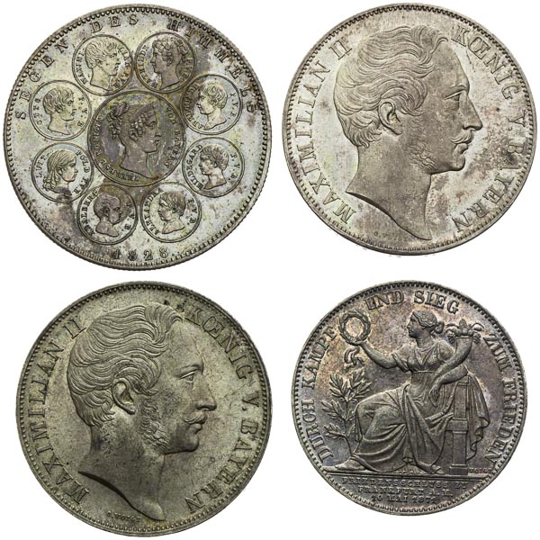 Silver coins (4 pcs) - back