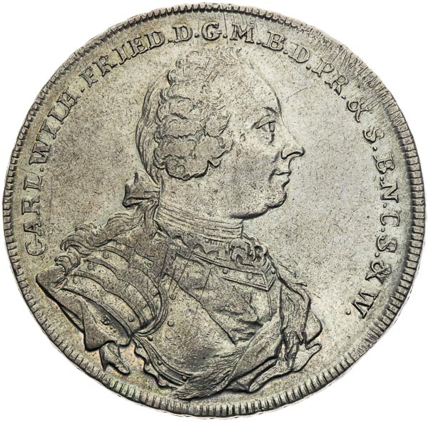 Conventional Thaler 1755 A - front