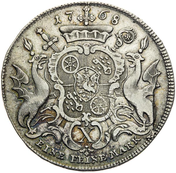 Thaler 1768 DF - back