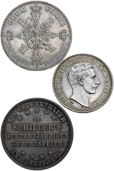 Silver coins (3 pcs) - back