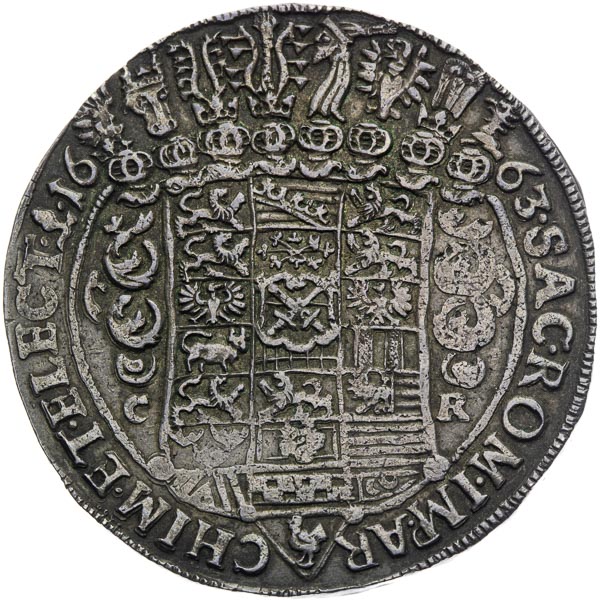 Thaler 1663 - back