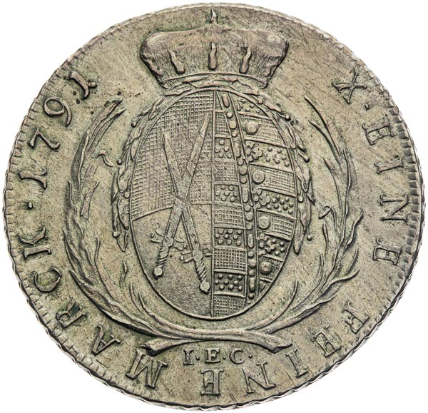 Thaler 1791 IEC - back