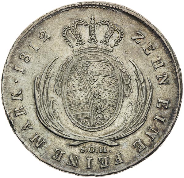 Thaler 1812 SGH - back