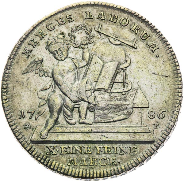 Thaler 1786 MP - back