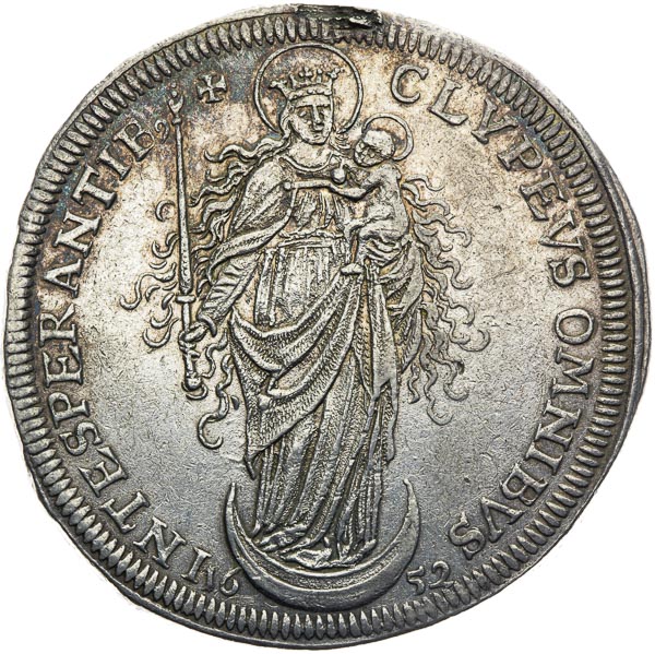 Thaler 1652 - back