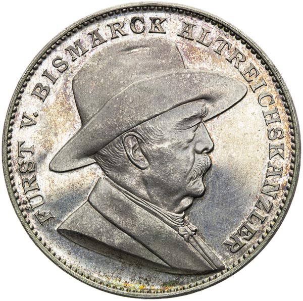 Silver medal 1895 - front