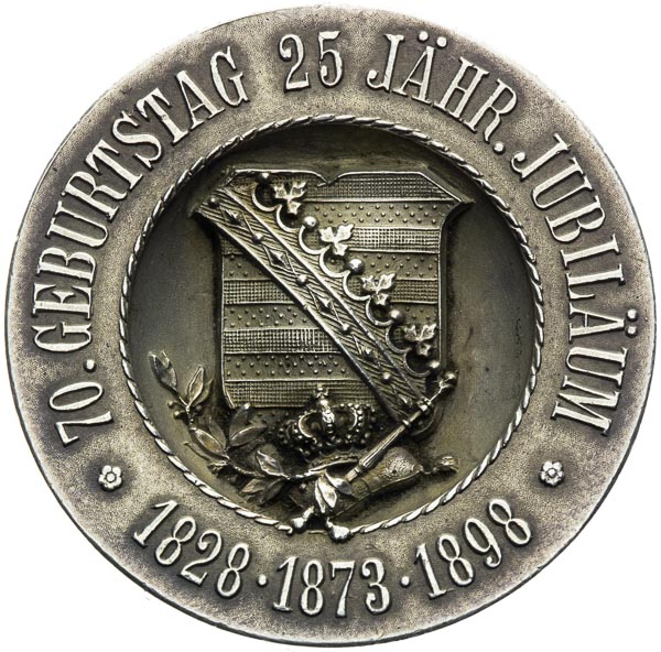 Silver medal 1898 - back