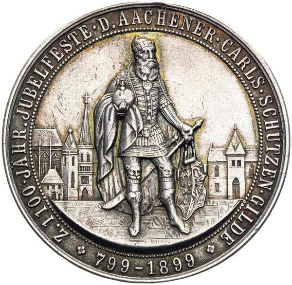 Silver medal 1899 - front