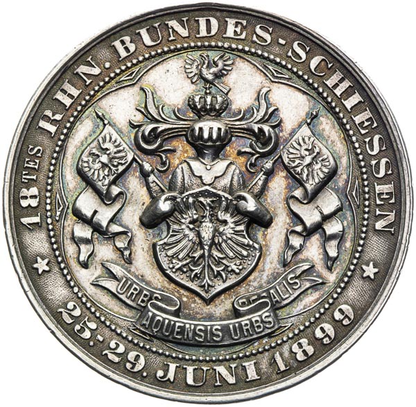Silver medal 1899 - back