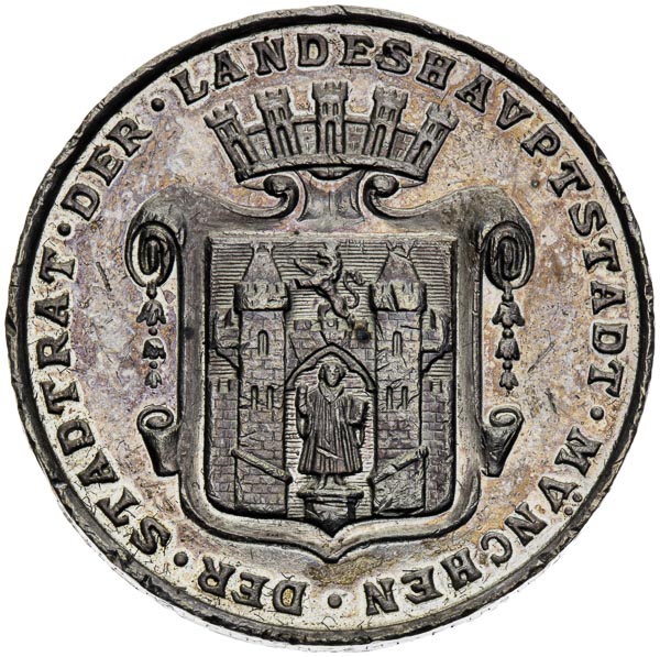 Silver medal  - front