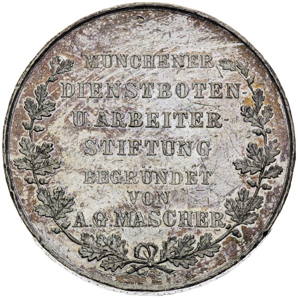 Silver medal  - back