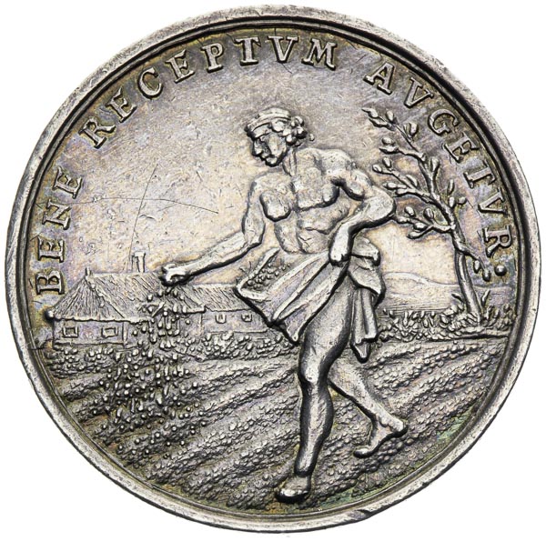 Silver medal  - front