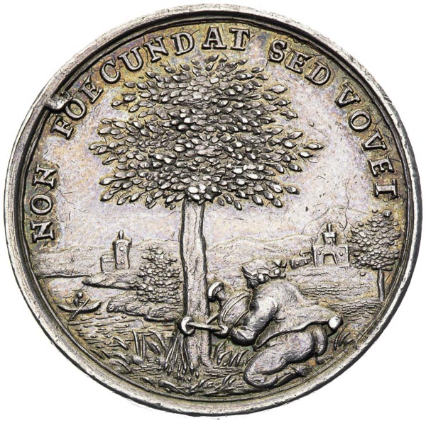 Silver medal  - back