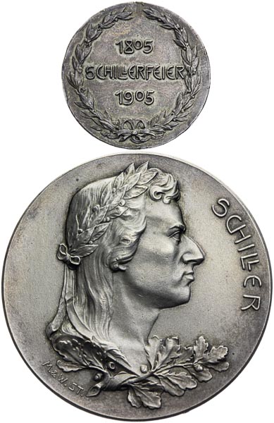 Silver medal 1905 (2 pcs) - front