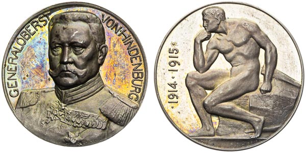 Silver medals (2 pcs) - front