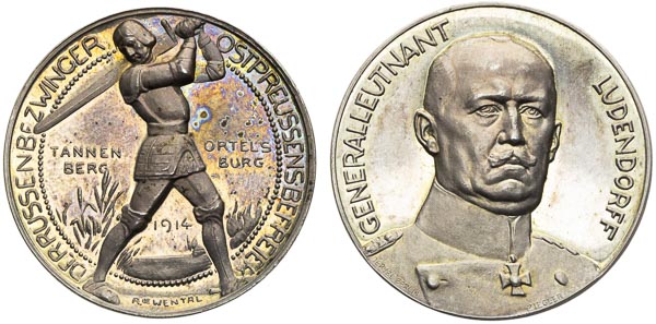 Silver medals (2 pcs) - back