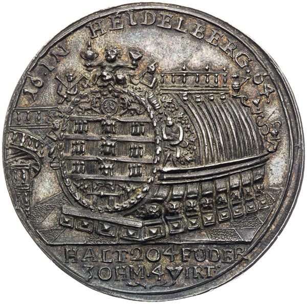 Silver medal 1716 - back