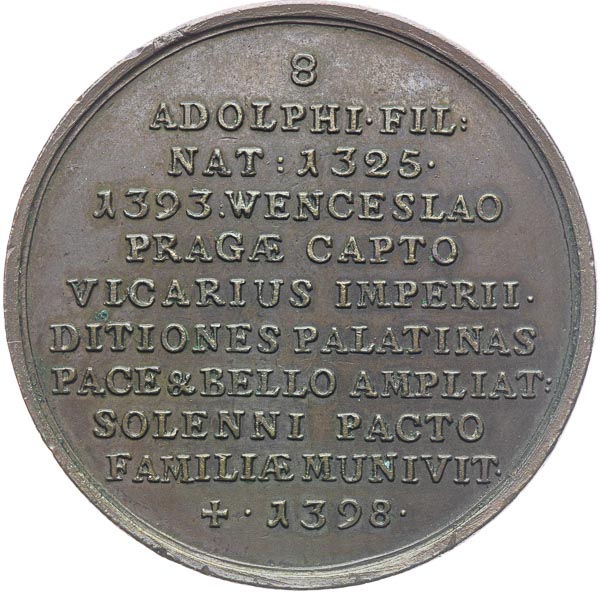Medal (1758) - back