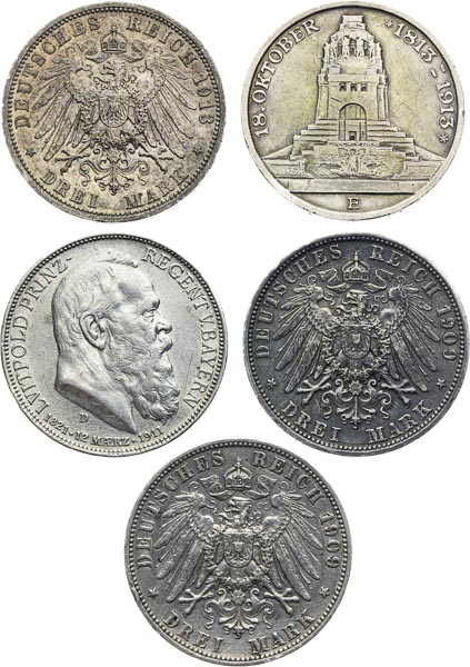 3 Mark (5 pcs) - back