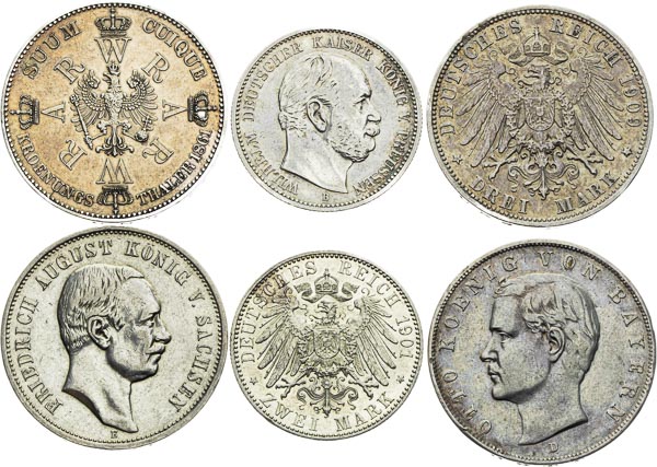 Silver coins (10 pcs) - back