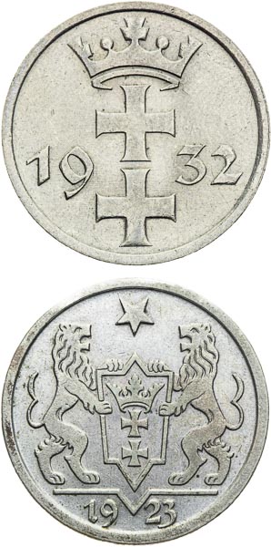 Gulden 1923, 1932 (2 pcs) - front