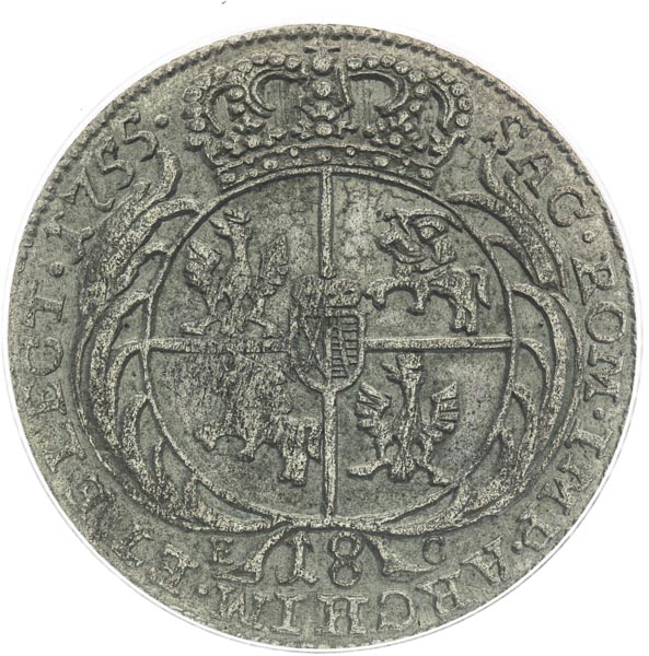 18 Groschen 1755 EC - back