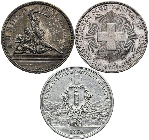 5 Francs (3 pcs) - front